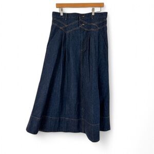 The Great. Western Field Midi Skirt